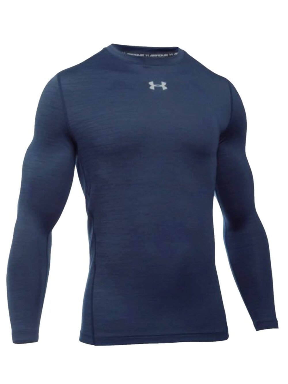 Under Armour Men’s Shirt ColdGear Twist Compression Crewneck Pullover Navy 2XL - Picture 4 of 8
